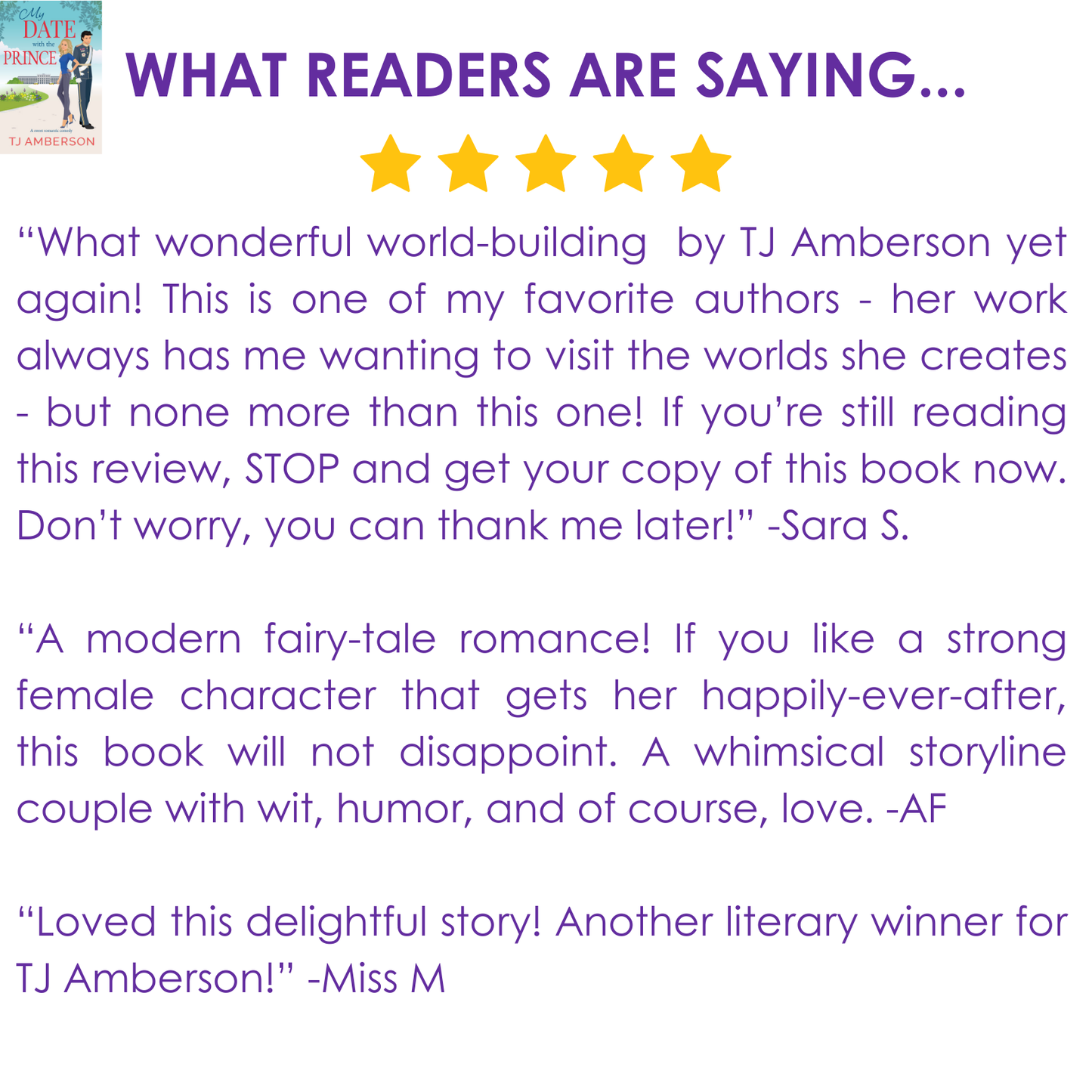 MY DATE WITH THE PRINCE by TJ Amberson - eBook