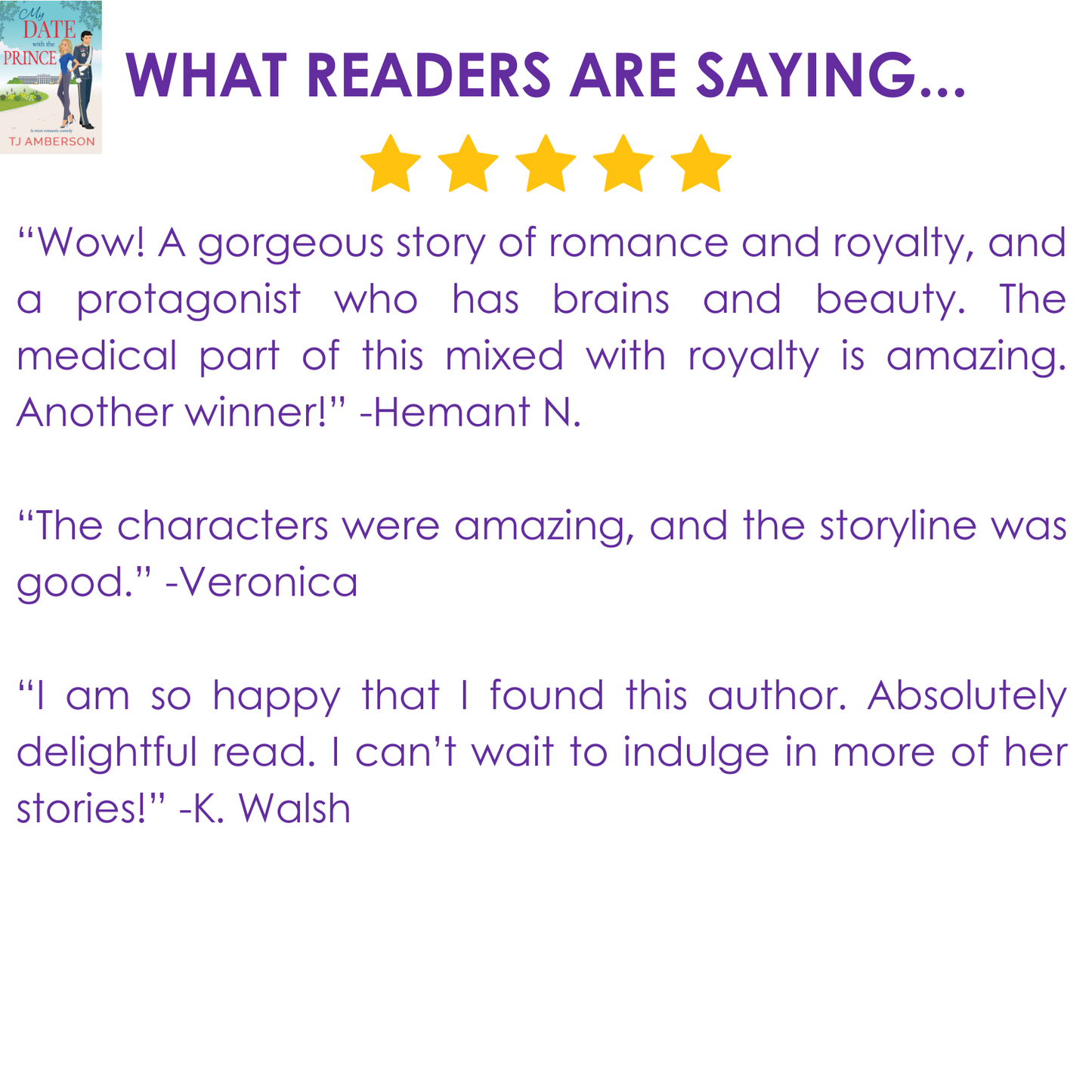 MY DATE WITH THE PRINCE by TJ Amberson - eBook