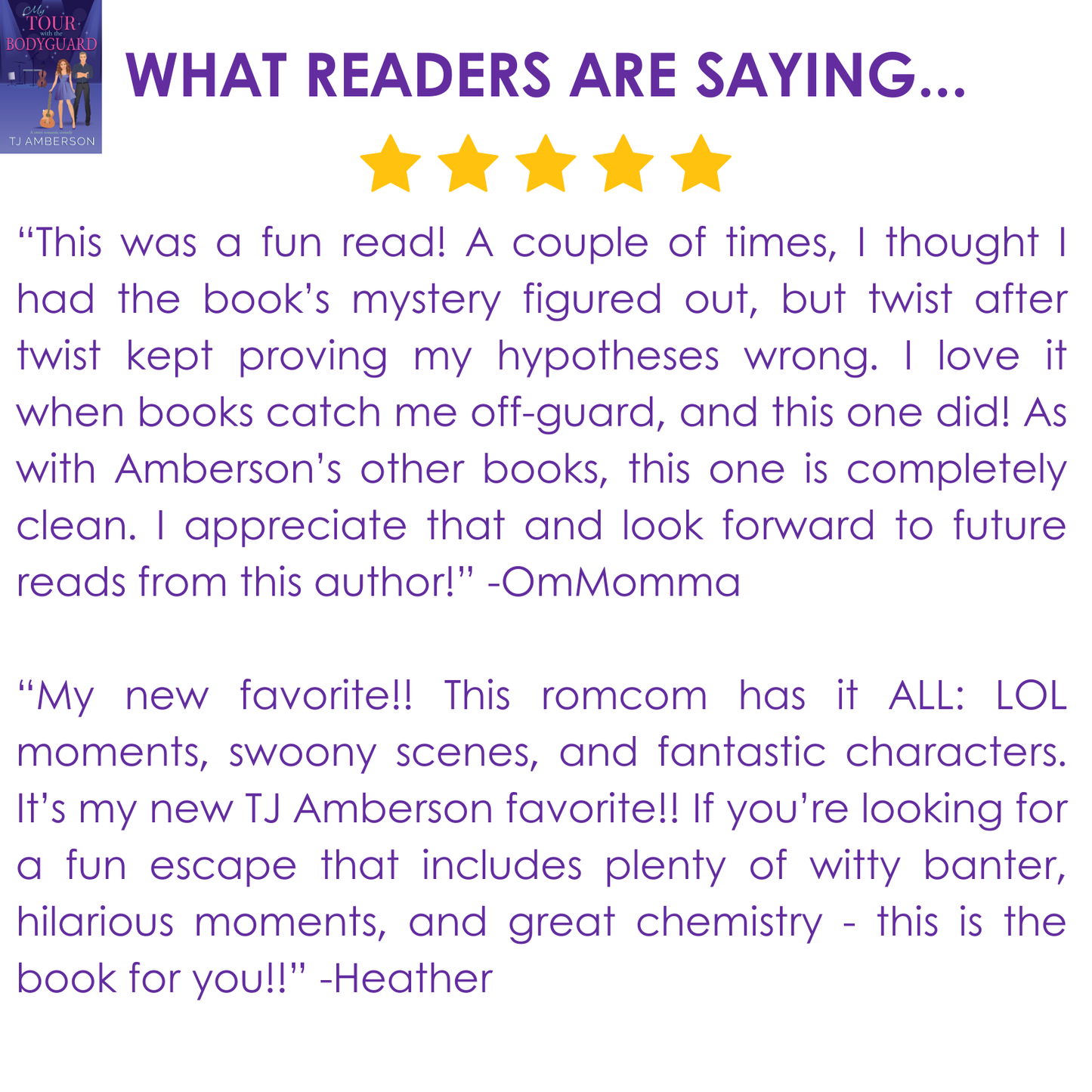 MY TOUR WITH THE BODYGUARD by TJ Amberson - eBook