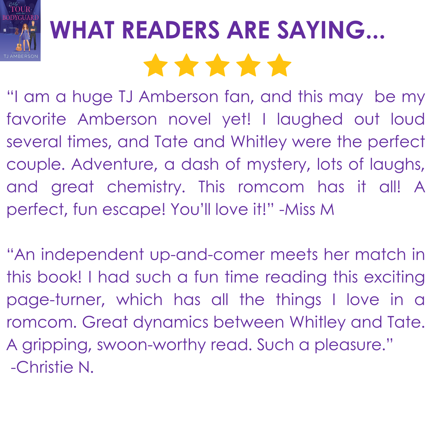 MY TOUR WITH THE BODYGUARD by TJ Amberson - eBook