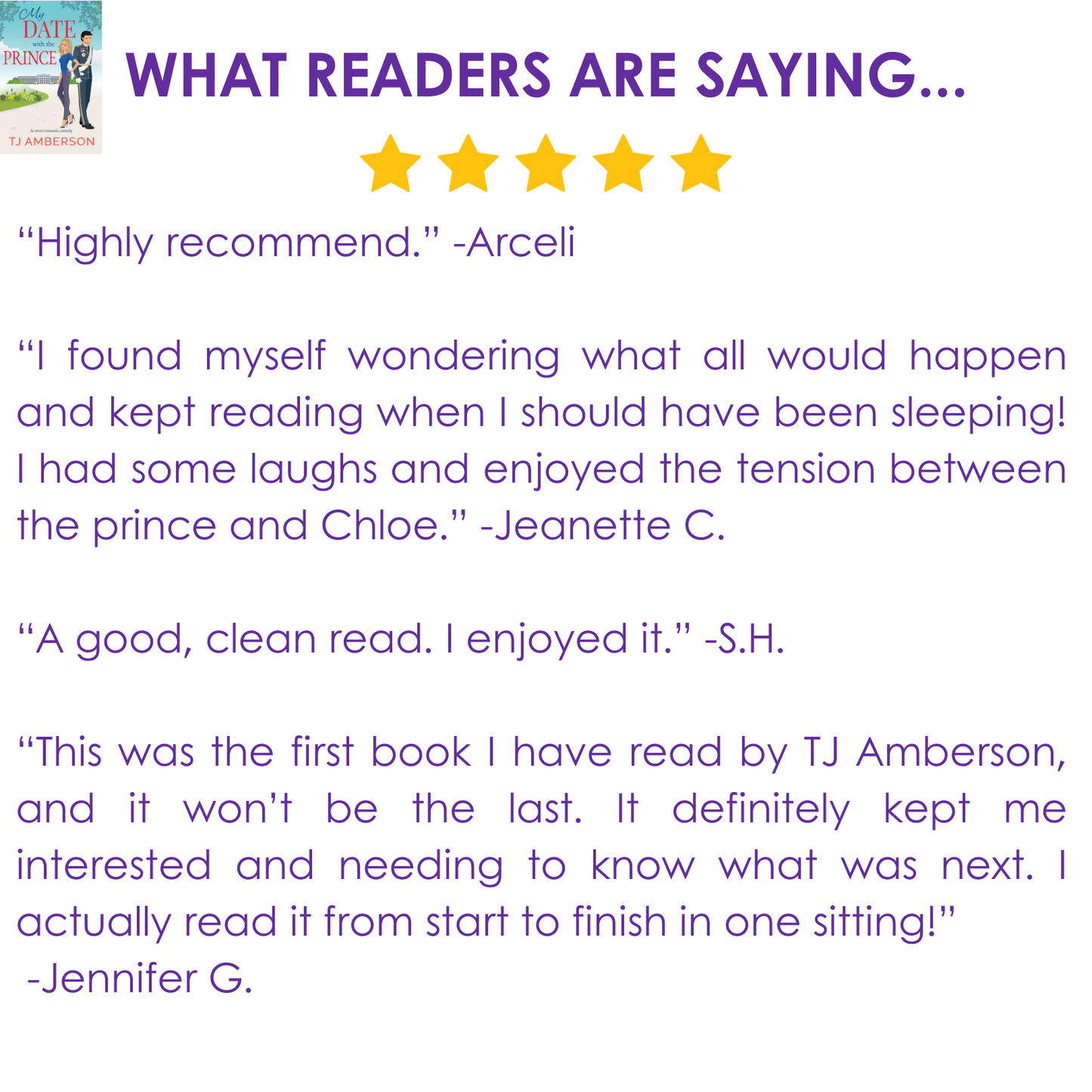 MY DATE WITH THE PRINCE by TJ Amberson - eBook