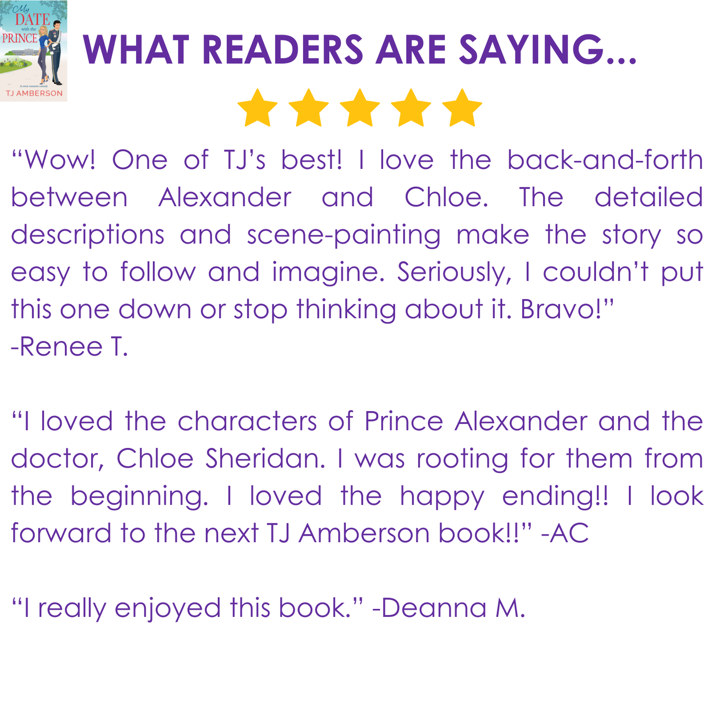 MY DATE WITH THE PRINCE by TJ Amberson - eBook