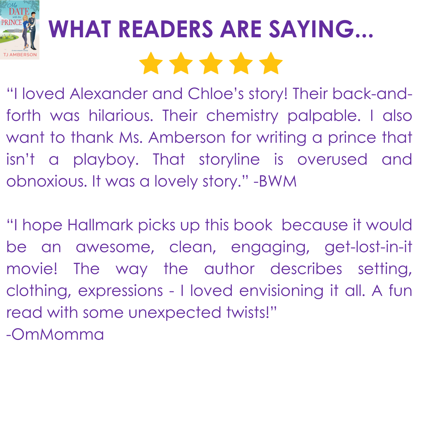 MY DATE WITH THE PRINCE by TJ Amberson - eBook