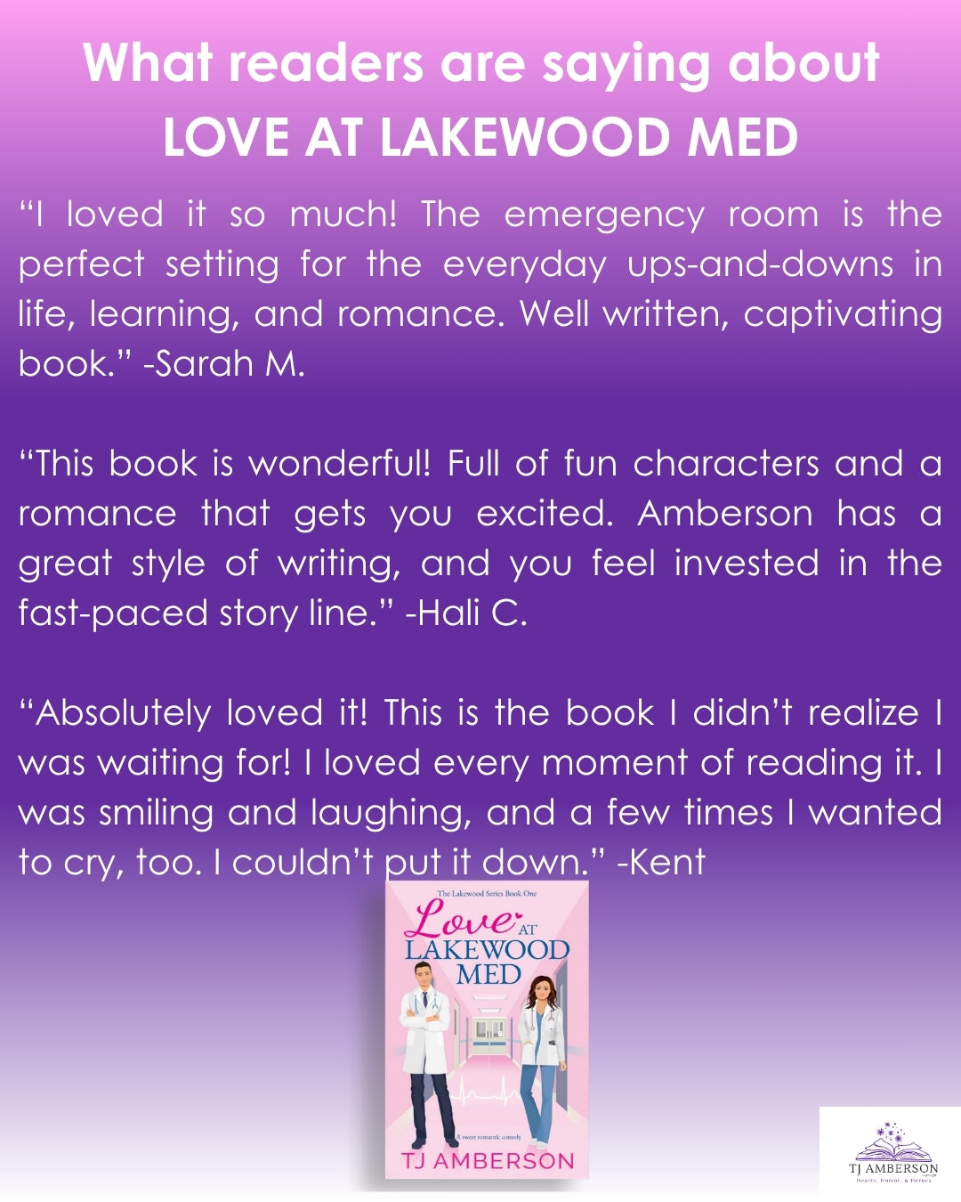 LOVE AT LAKEWOOD MED (The Lakewood Series Book One) by TJ Amberson - eBook
