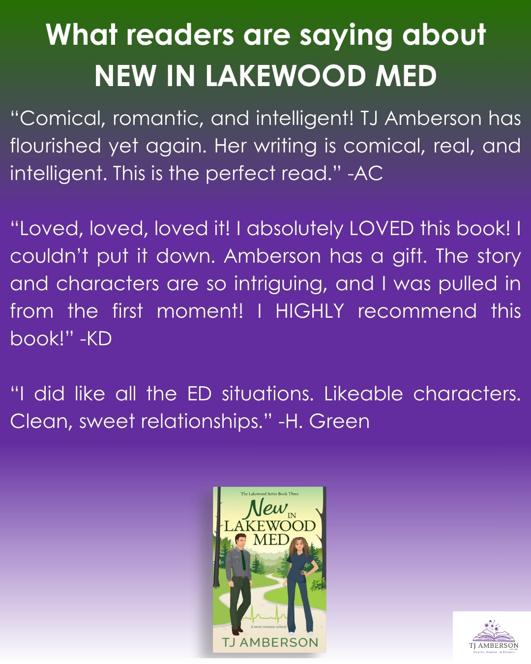 NEW IN LAKEWOOD MED (The Lakewood Series Book Three) by TJ Amberson - eBook