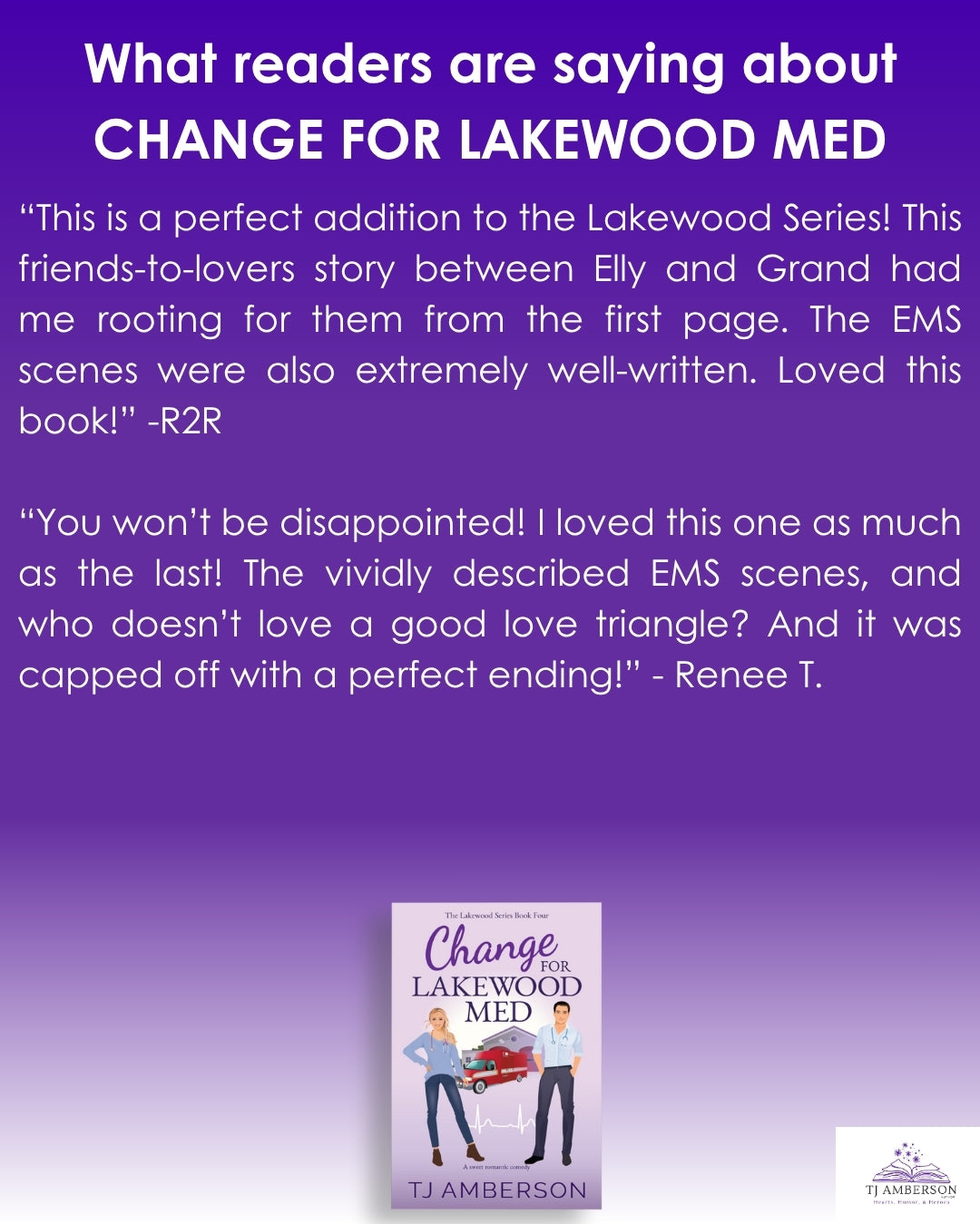 CHANGE FOR LAKEWOOD MED (The Lakewood Series Book Four) by TJ Amberson - eBook