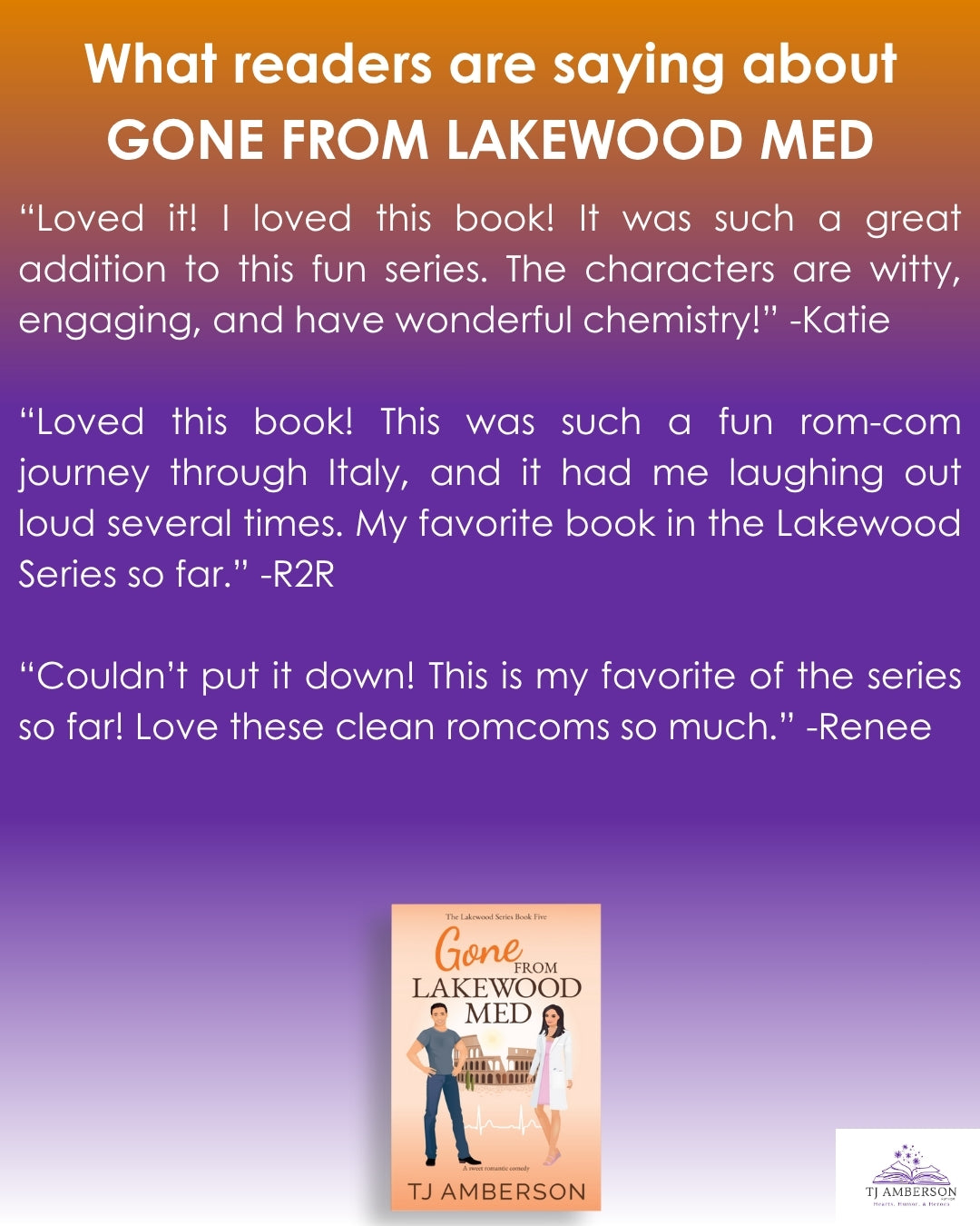 GONE FROM LAKEWOOD MED (The Lakewood Series Book Five) by TJ Amberson - eBook