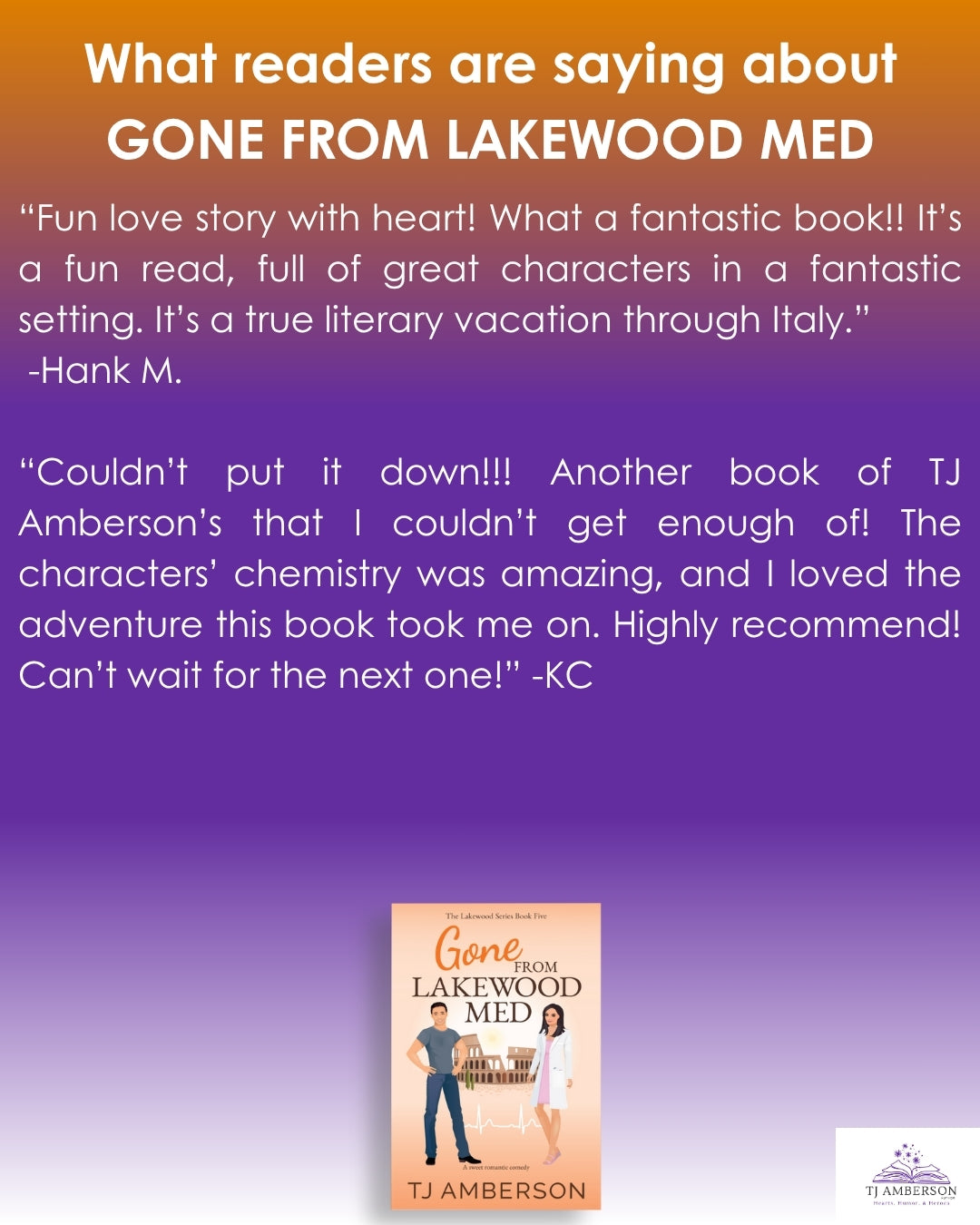 GONE FROM LAKEWOOD MED (The Lakewood Series Book Five) by TJ Amberson - eBook