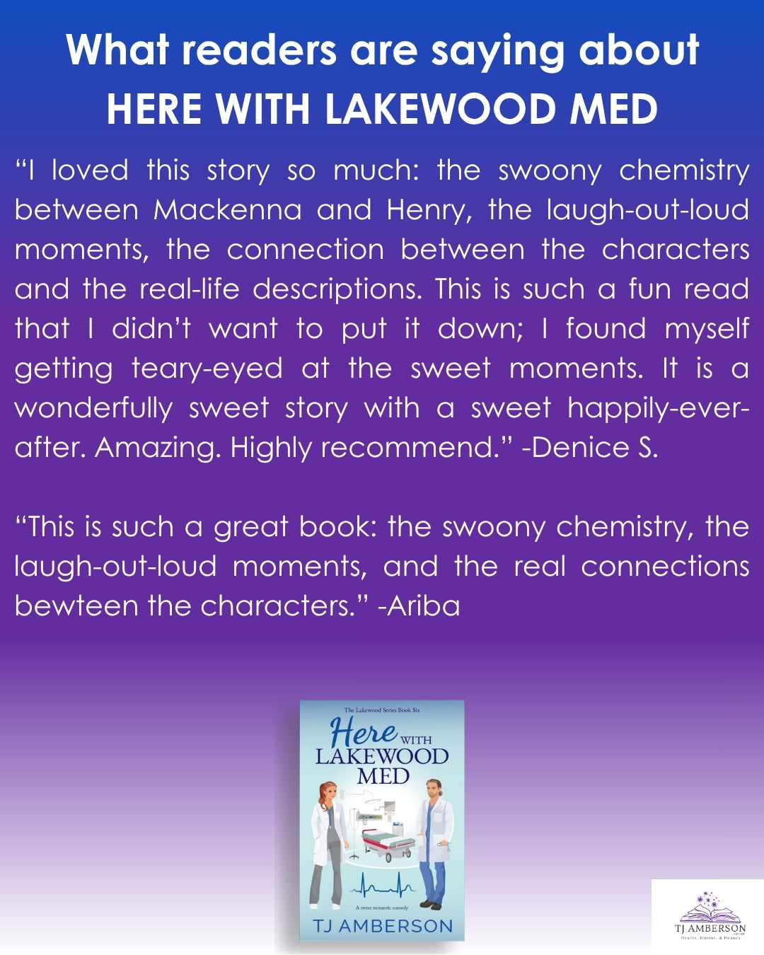 HERE WITH LAKEWOOD MED (The Lakewood Series Book Six) by TJ Amberson - eBook