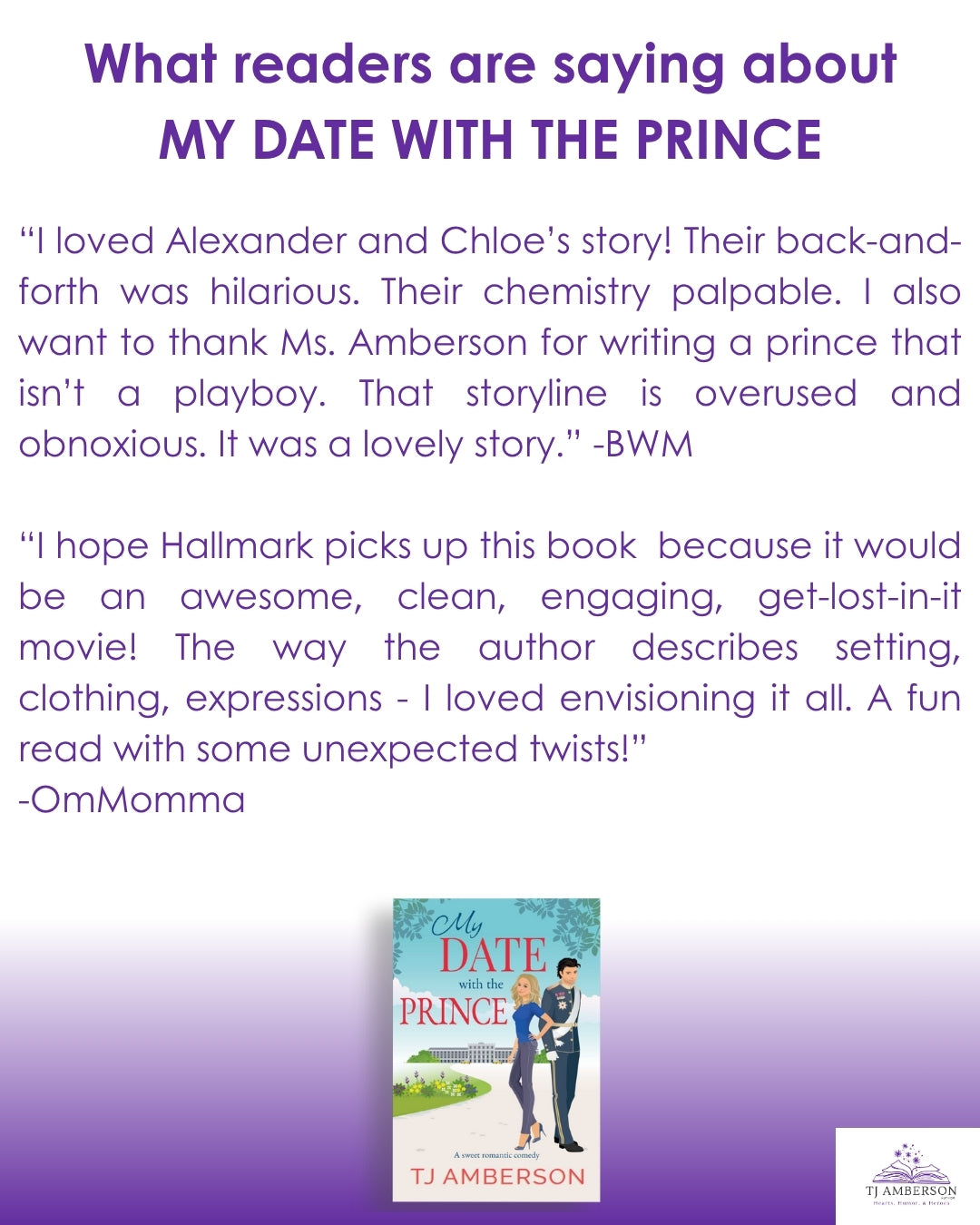 MY DATE WITH THE PRINCE by TJ Amberson - eBook