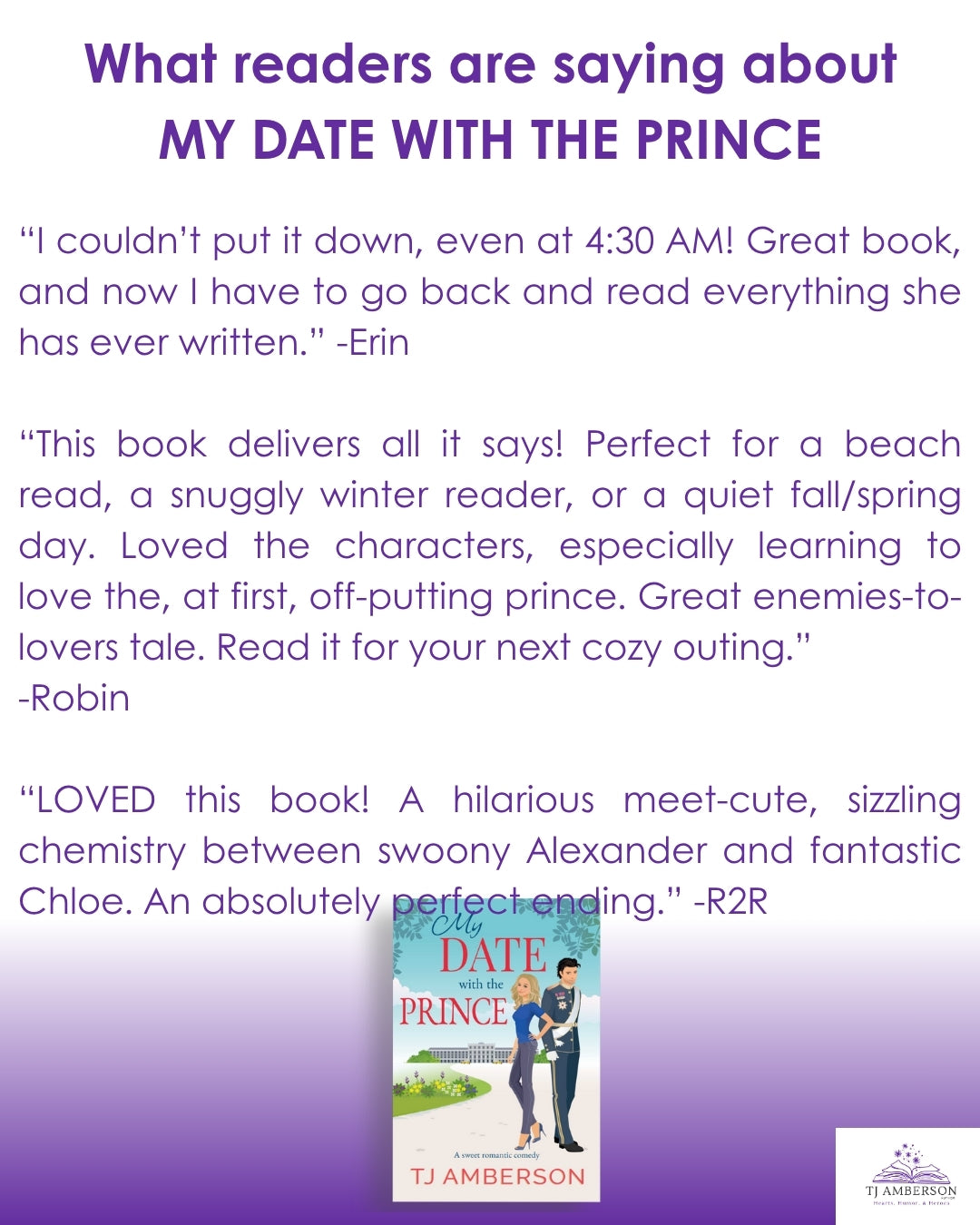 MY DATE WITH THE PRINCE by TJ Amberson - eBook