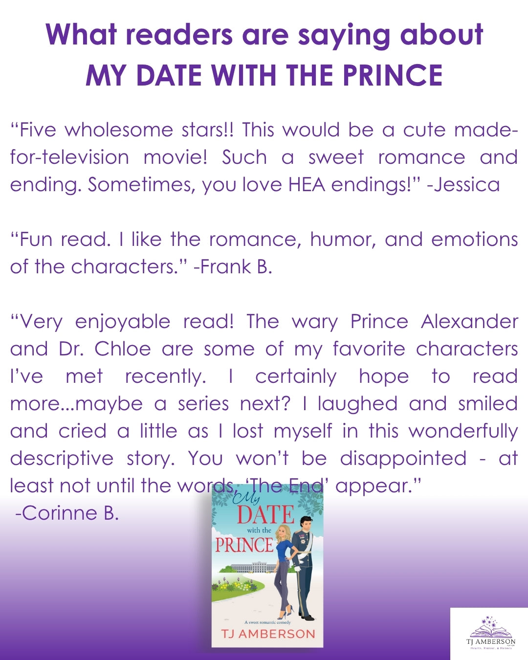 MY DATE WITH THE PRINCE by TJ Amberson - eBook