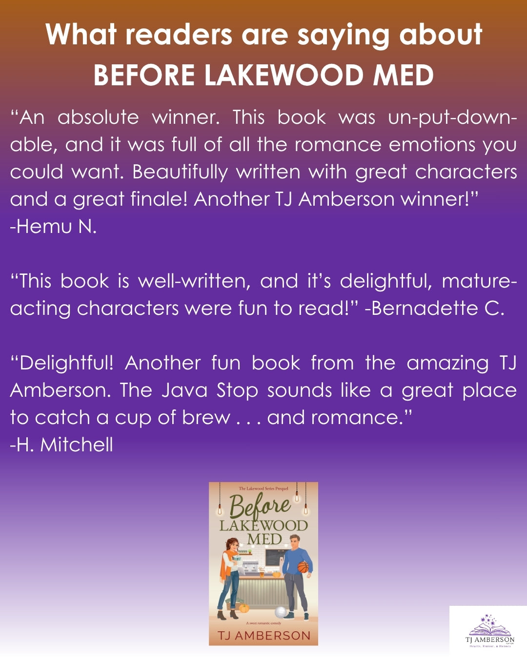BEFORE LAKEWOOD MED (The Lakewood Series Prequel) by TJ Amberson - eBook