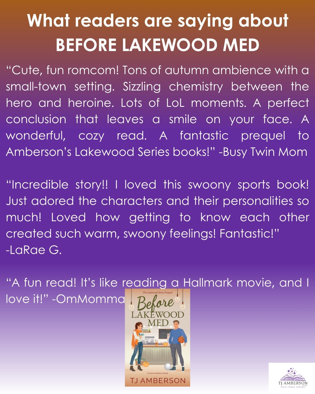 BEFORE LAKEWOOD MED (The Lakewood Series Prequel) by TJ Amberson - eBook