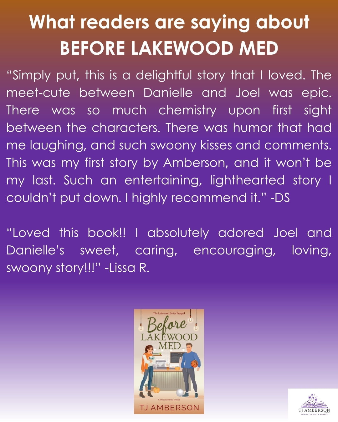 BEFORE LAKEWOOD MED (The Lakewood Series Prequel) by TJ Amberson - eBook