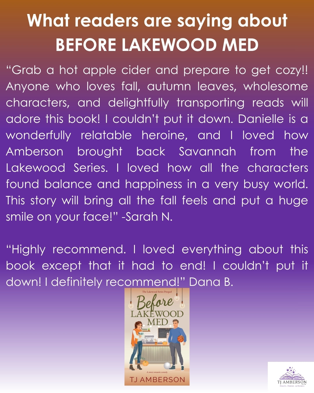 BEFORE LAKEWOOD MED (The Lakewood Series Prequel) by TJ Amberson - eBook