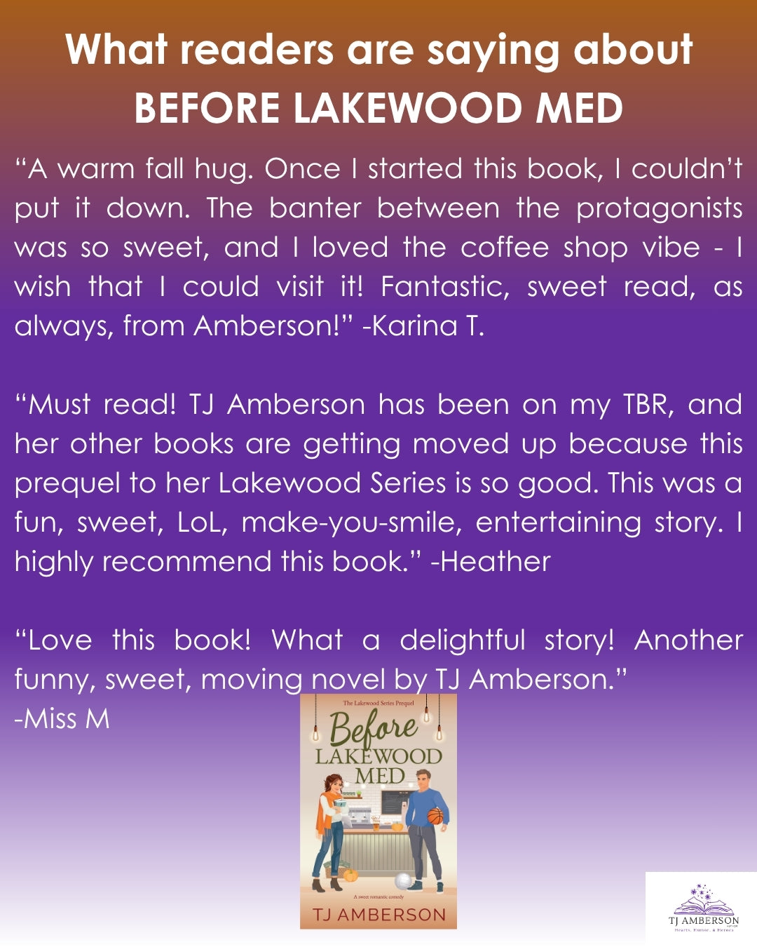 BEFORE LAKEWOOD MED (The Lakewood Series Prequel) by TJ Amberson - eBook
