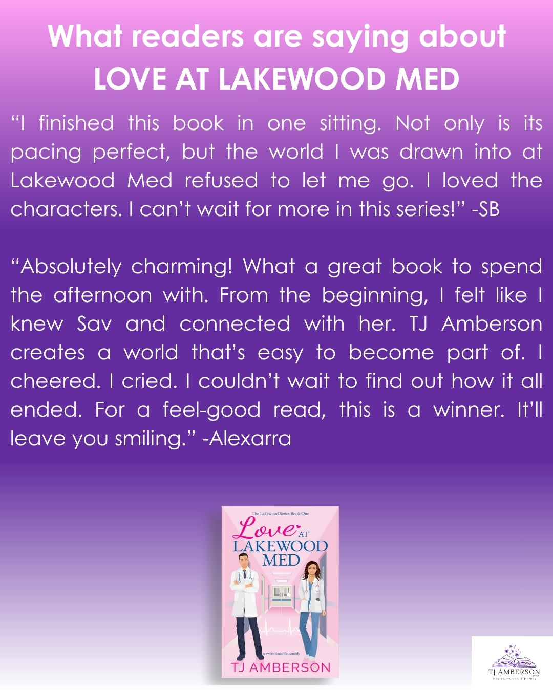 LOVE AT LAKEWOOD MED (The Lakewood Series Book One) by TJ Amberson - eBook