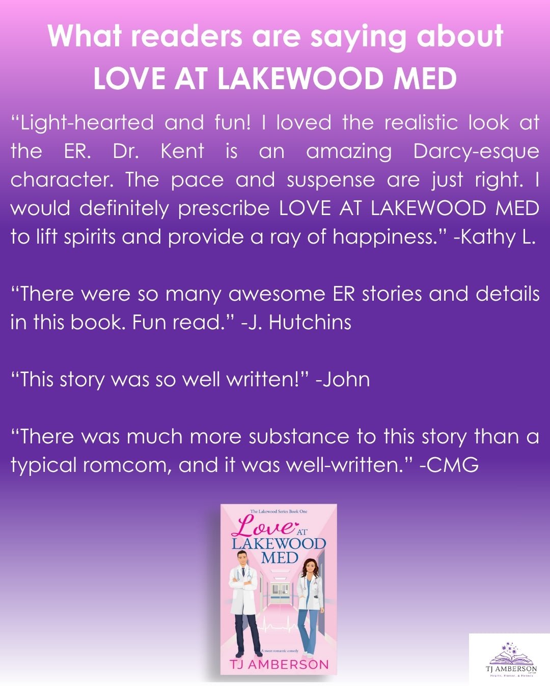 LOVE AT LAKEWOOD MED (The Lakewood Series Book One) by TJ Amberson - eBook
