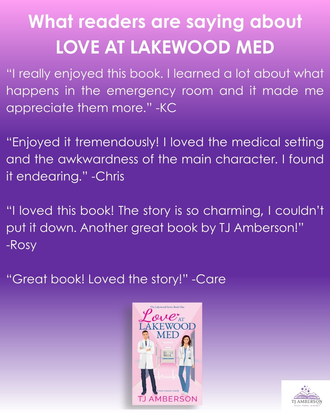 LOVE AT LAKEWOOD MED (The Lakewood Series Book One) by TJ Amberson - eBook