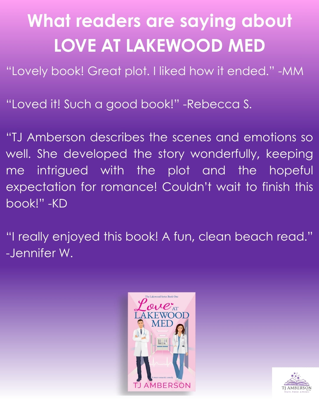 LOVE AT LAKEWOOD MED (The Lakewood Series Book One) by TJ Amberson - eBook