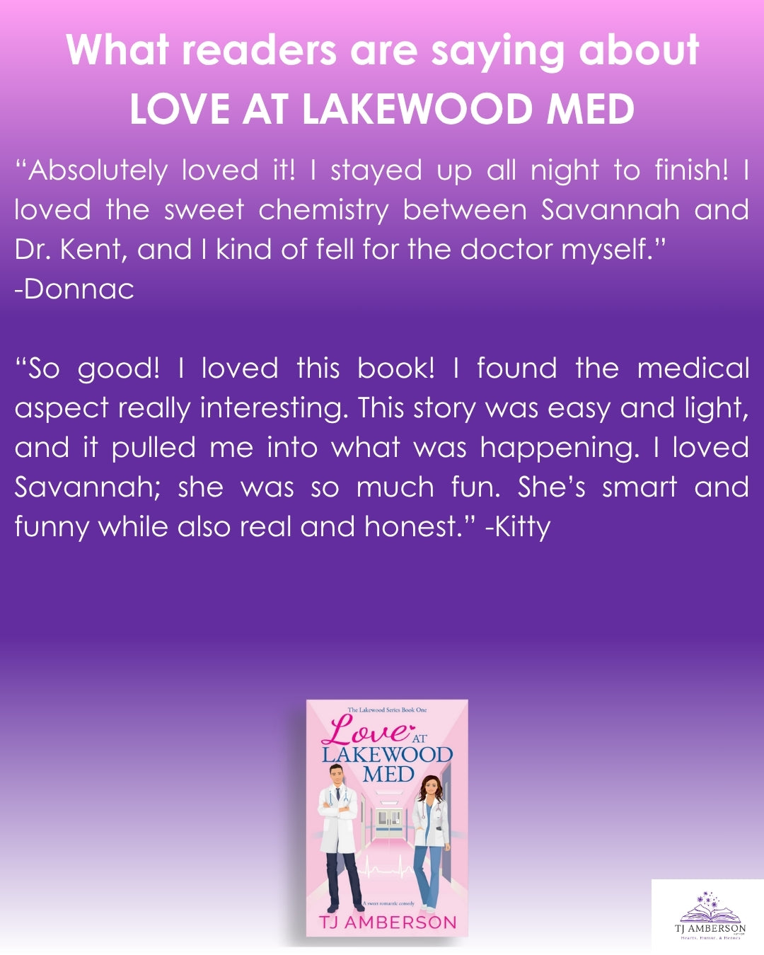 LOVE AT LAKEWOOD MED (The Lakewood Series Book One) by TJ Amberson - eBook